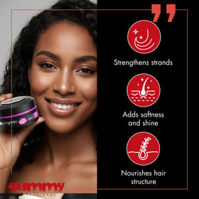 fonex gummy applied to hands demonstrating easy warming and smooth spreadability