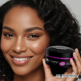 fonex gummy hair texture detail showing defined separation and reflective shine