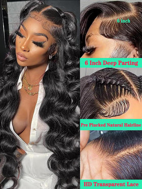 Fongly pre-plucked hairline with baby hairs for natural edge