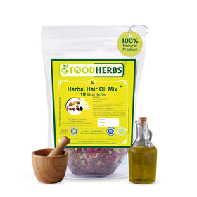 Foodherbs front packaging showing the 18-herb mix and product name for easy identification and natural care