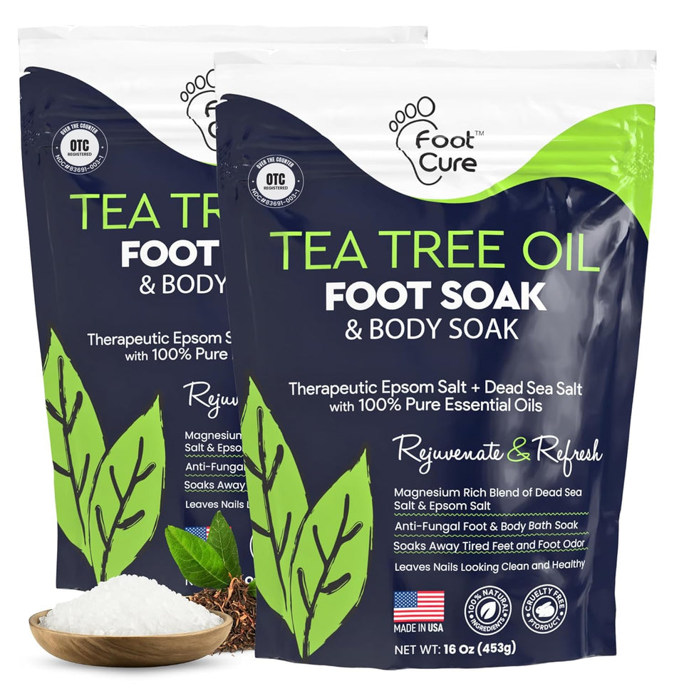 FOOT CURE front packaging showing two-pack and benefits