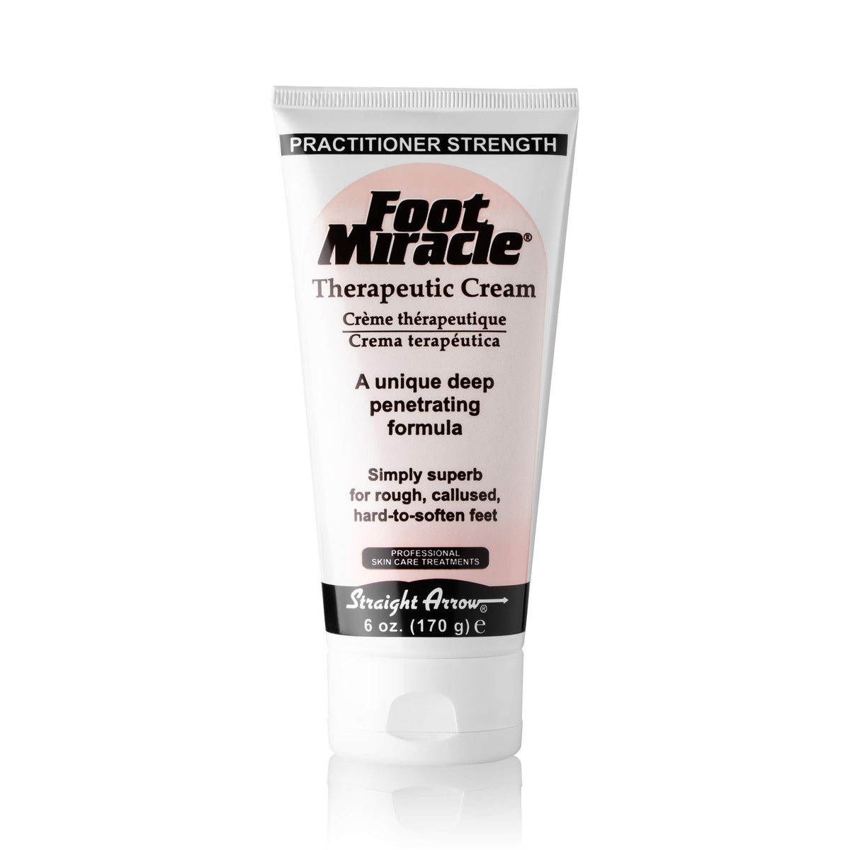 Foot Miracle tube front view showing label and size for confident purchase benefit