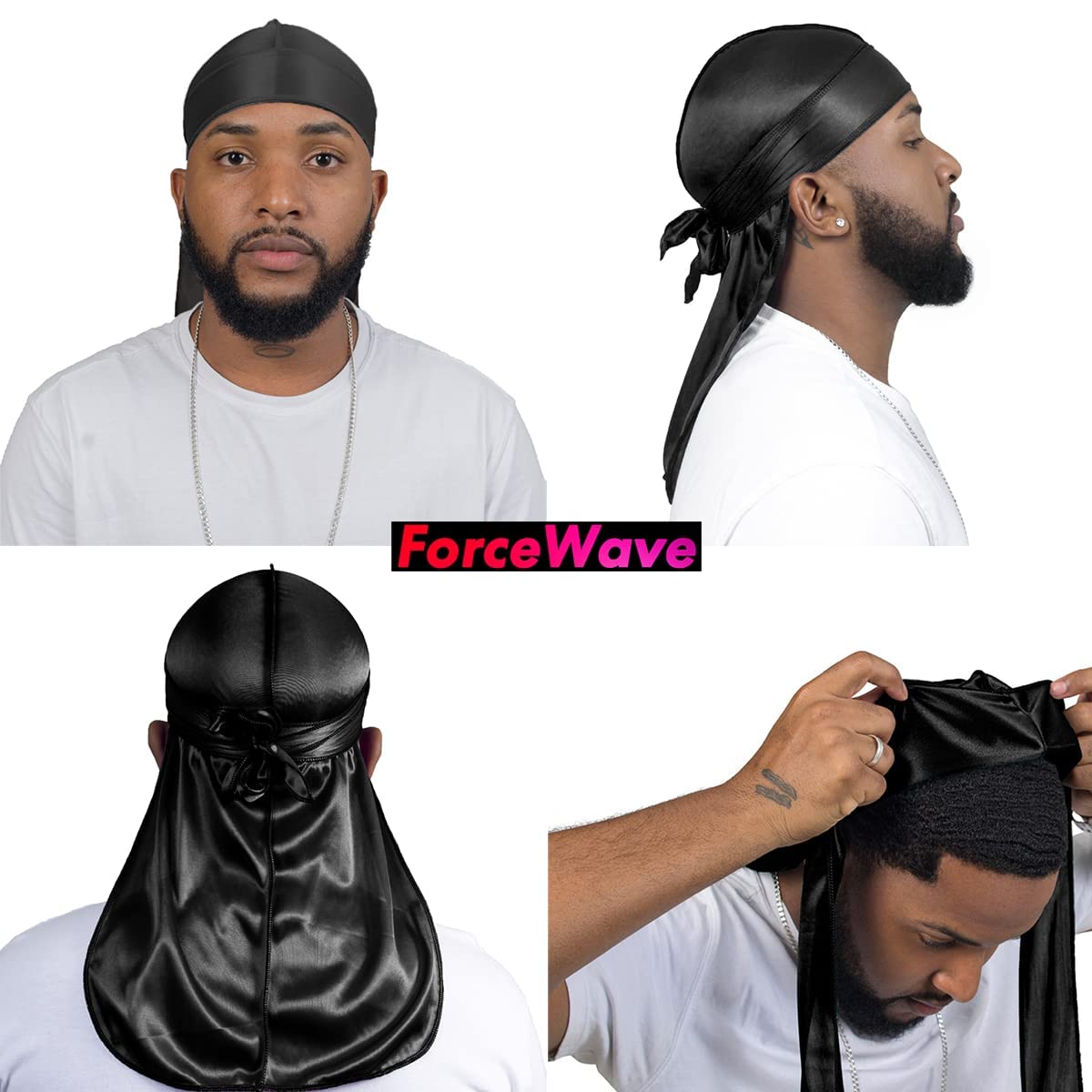 ForceWave wave cap anti-fall detail demonstrating stable hold through sleep