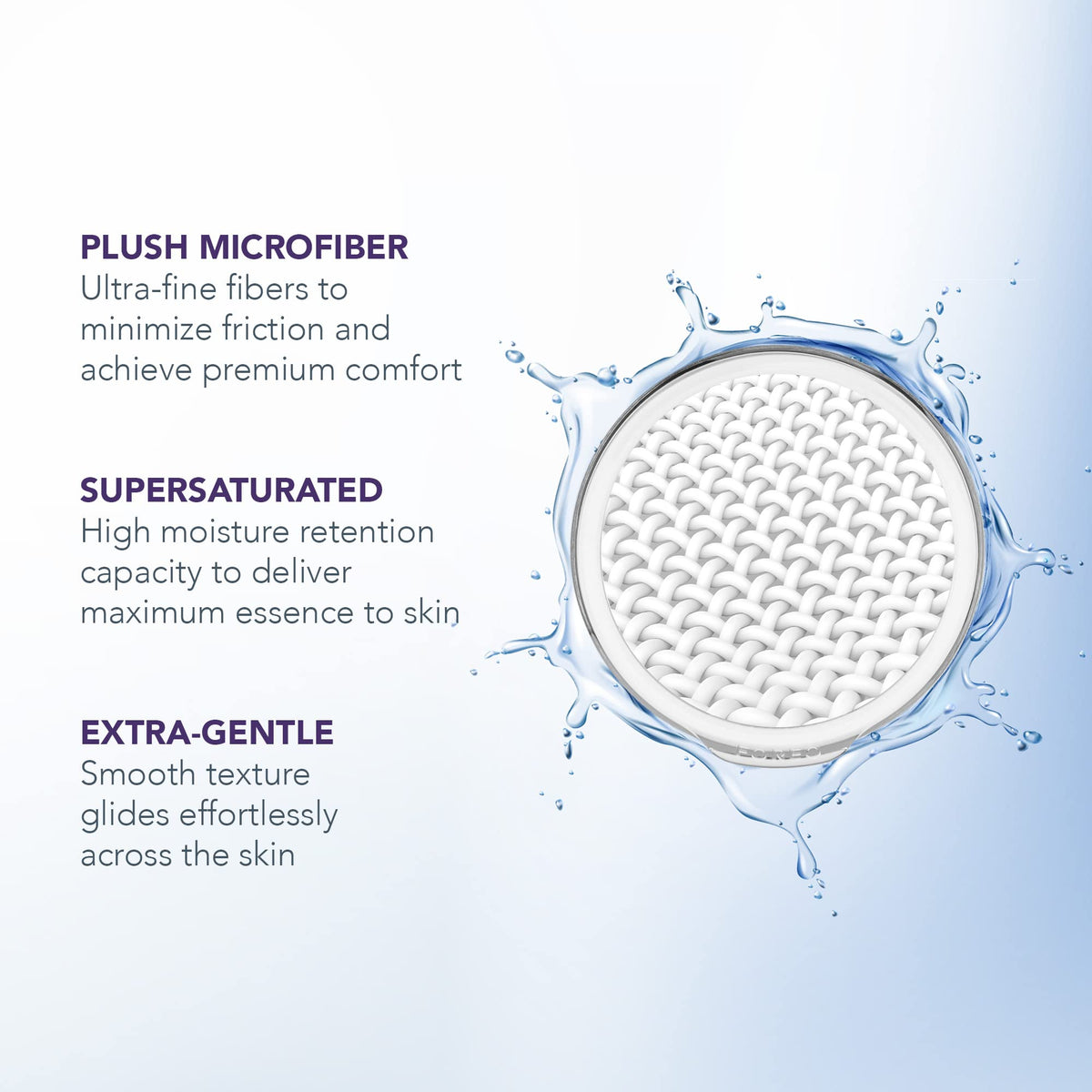 FOREO Call It A Night ginseng and olive oil ingredients displayed