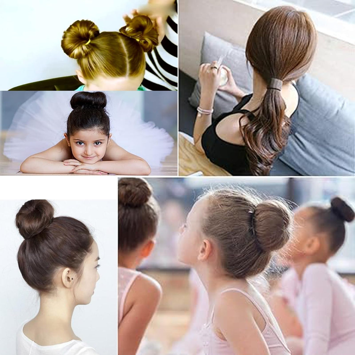 FORESRUM child wearing ballet bun showing performance-ready tidy hairstyle