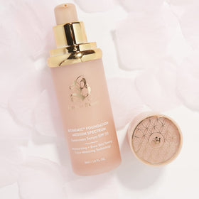 Forever Bloom in a gym makeup bag ready for workouts and daily use