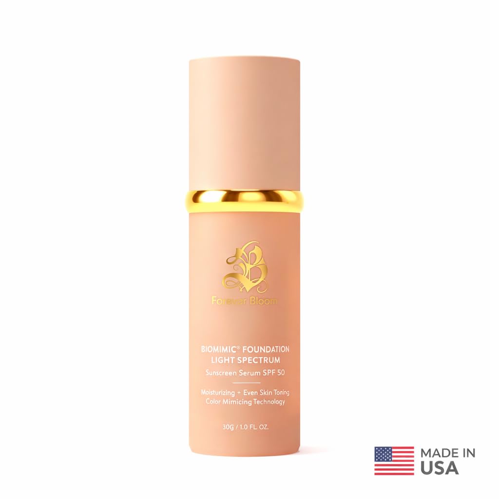 Forever Bloom bottle on vanity showing daily routine and convenience