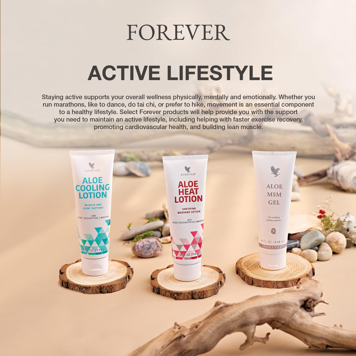 Forever Living lotion on bathroom shelf in relaxed setting for post-work routine