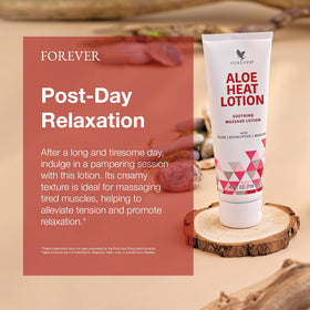 Forever Living pump dispensing lotion demonstrating easy, controlled application