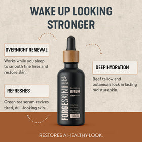 Forge Skin green tea extract ingredient emphasizing antioxidant benefits