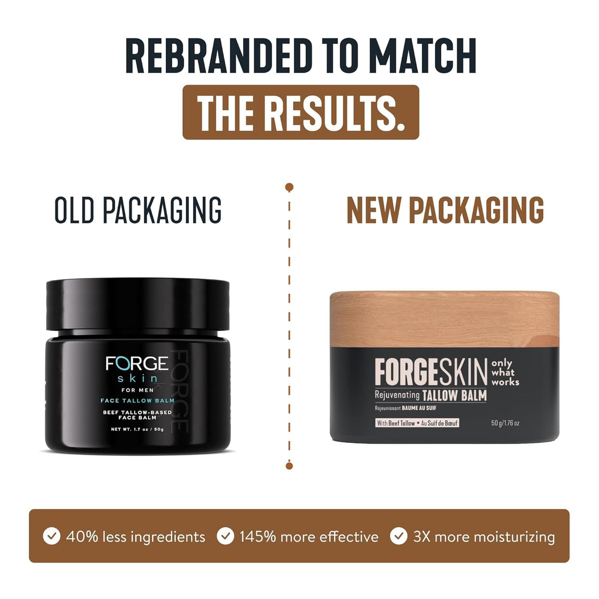 Forge Skin open balm texture close-up illustrating rich creaminess