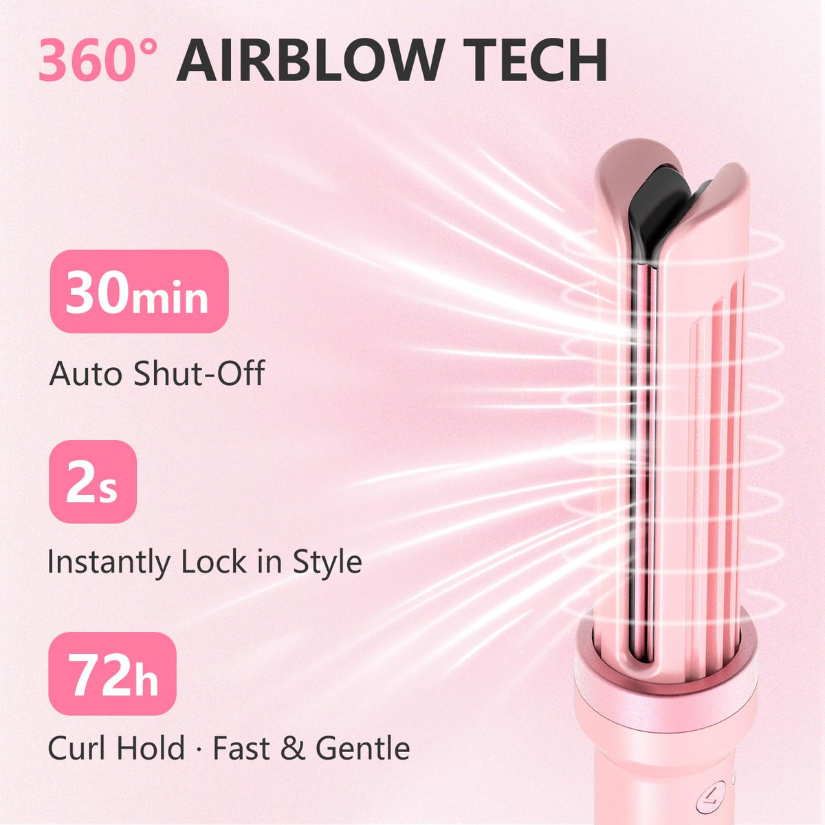 FORLIFA cool air slot detail demonstrating quick curl setting