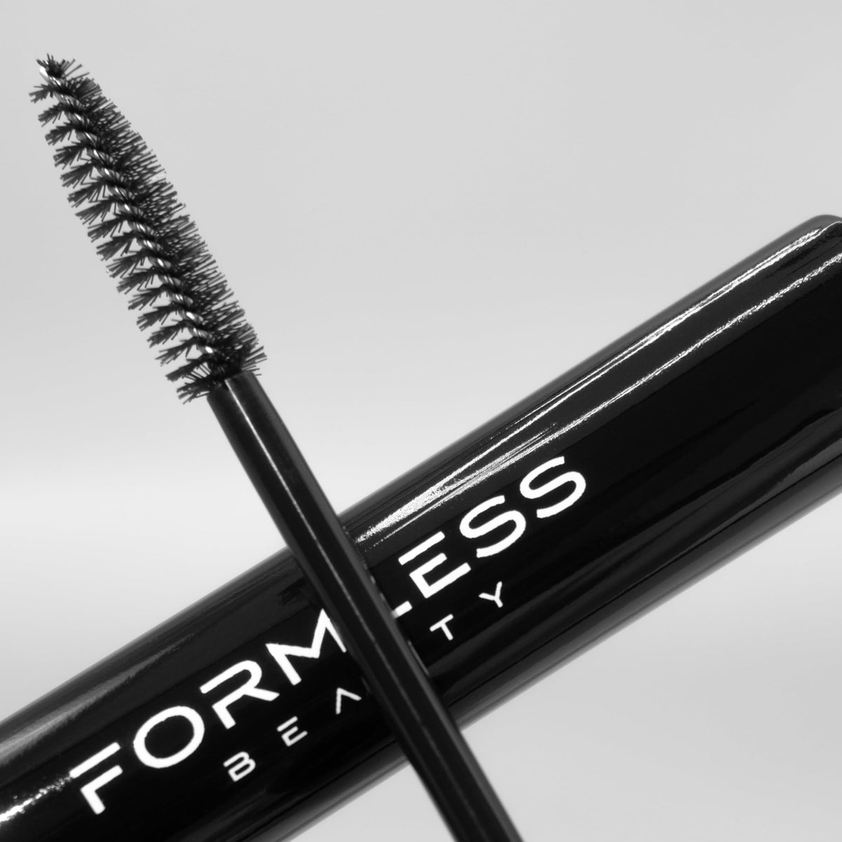 Formless Beauty glass tube and ingredient label emphasizing clean formulation