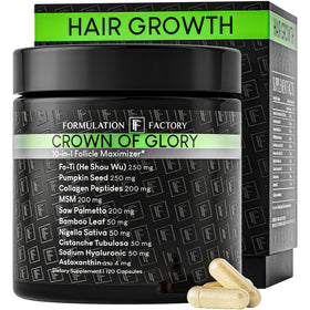 Formulation Factory front packaging showing product and two-month supply benefit