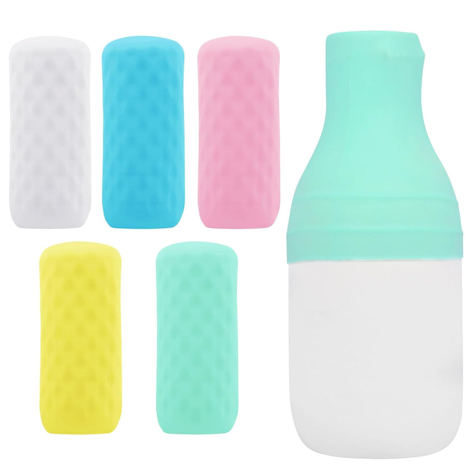 FOROUME front packaging showing five colorful silicone sleeves protecting toiletries