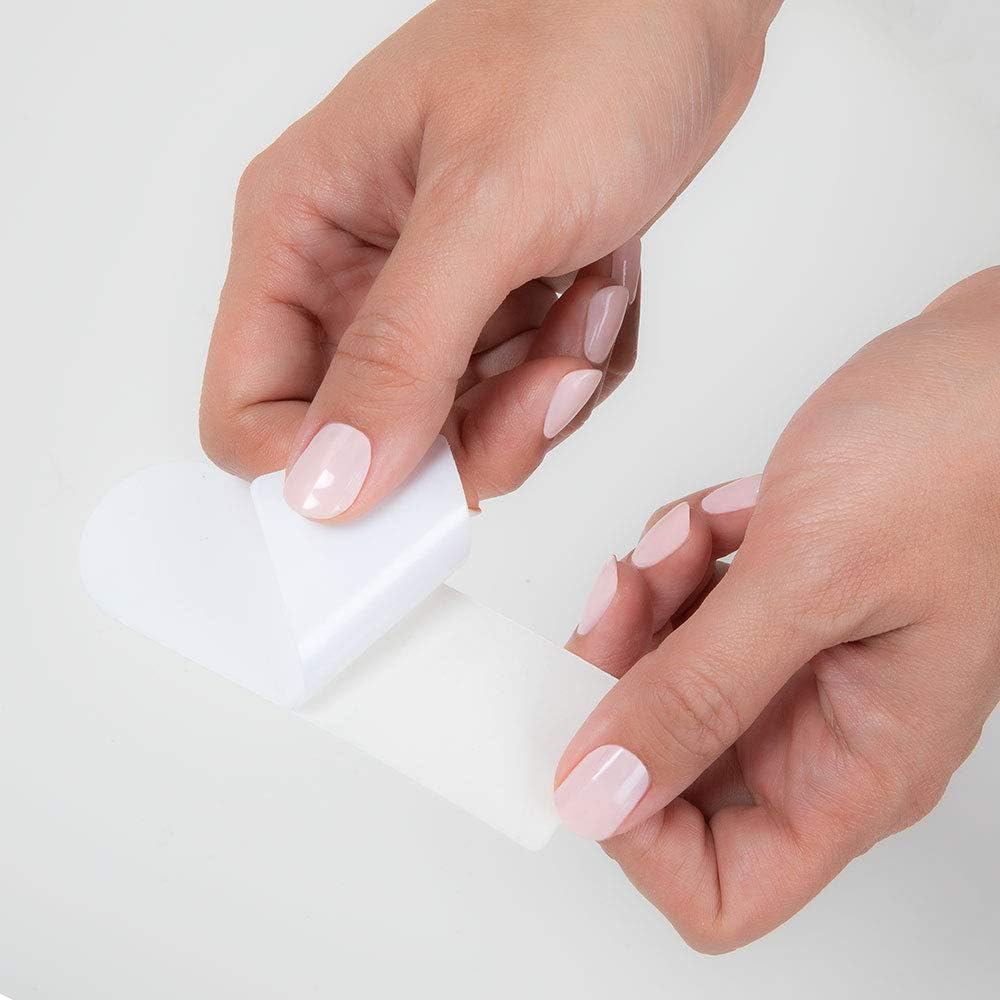 ForPro adhesive backing with EZ-strip peel demonstrating quick application