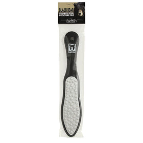 ForPro Black Bear close-up of stainless steel texture demonstrating durable callus removal
