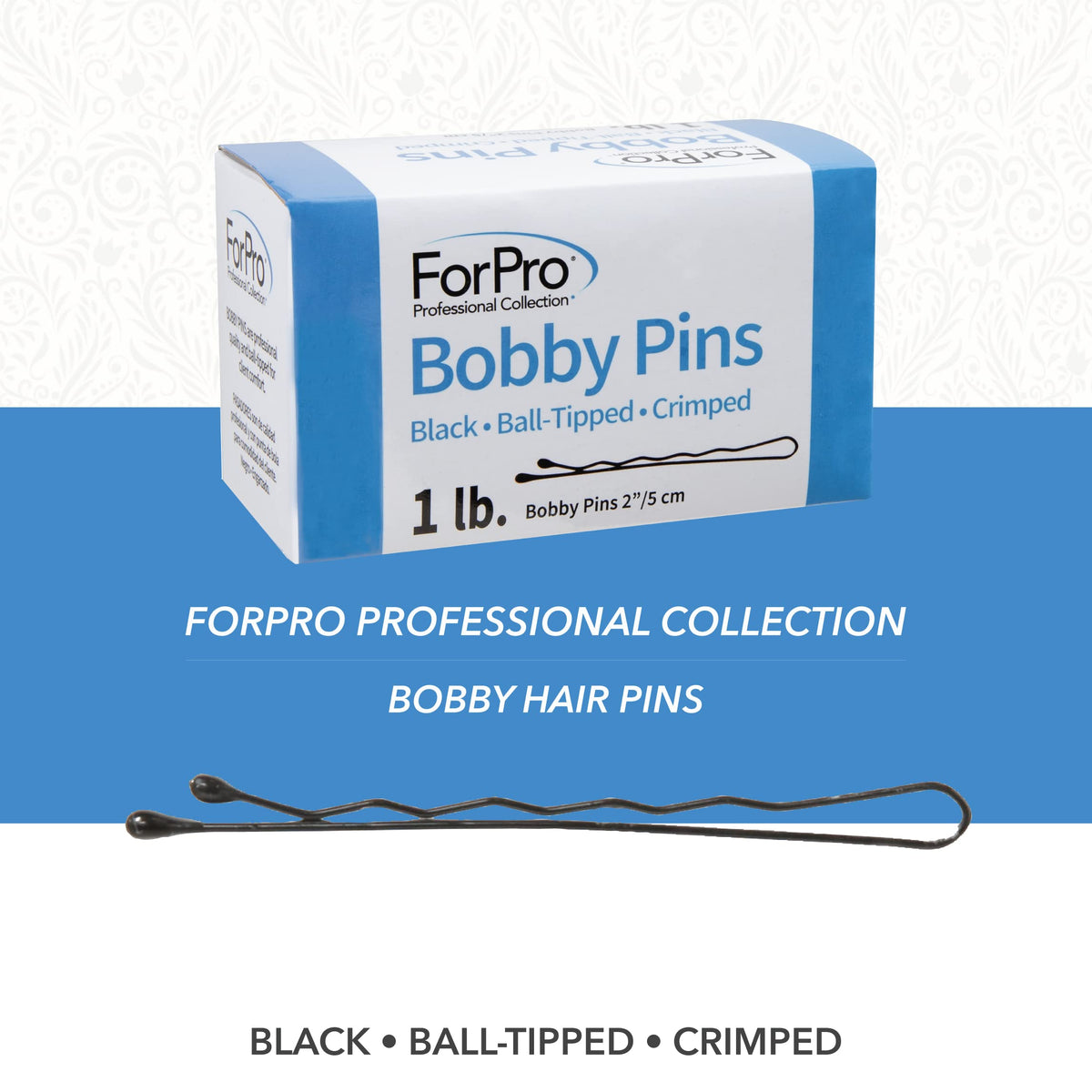 Stylist using ForPro pins to secure an updo showing reliable hold during styling