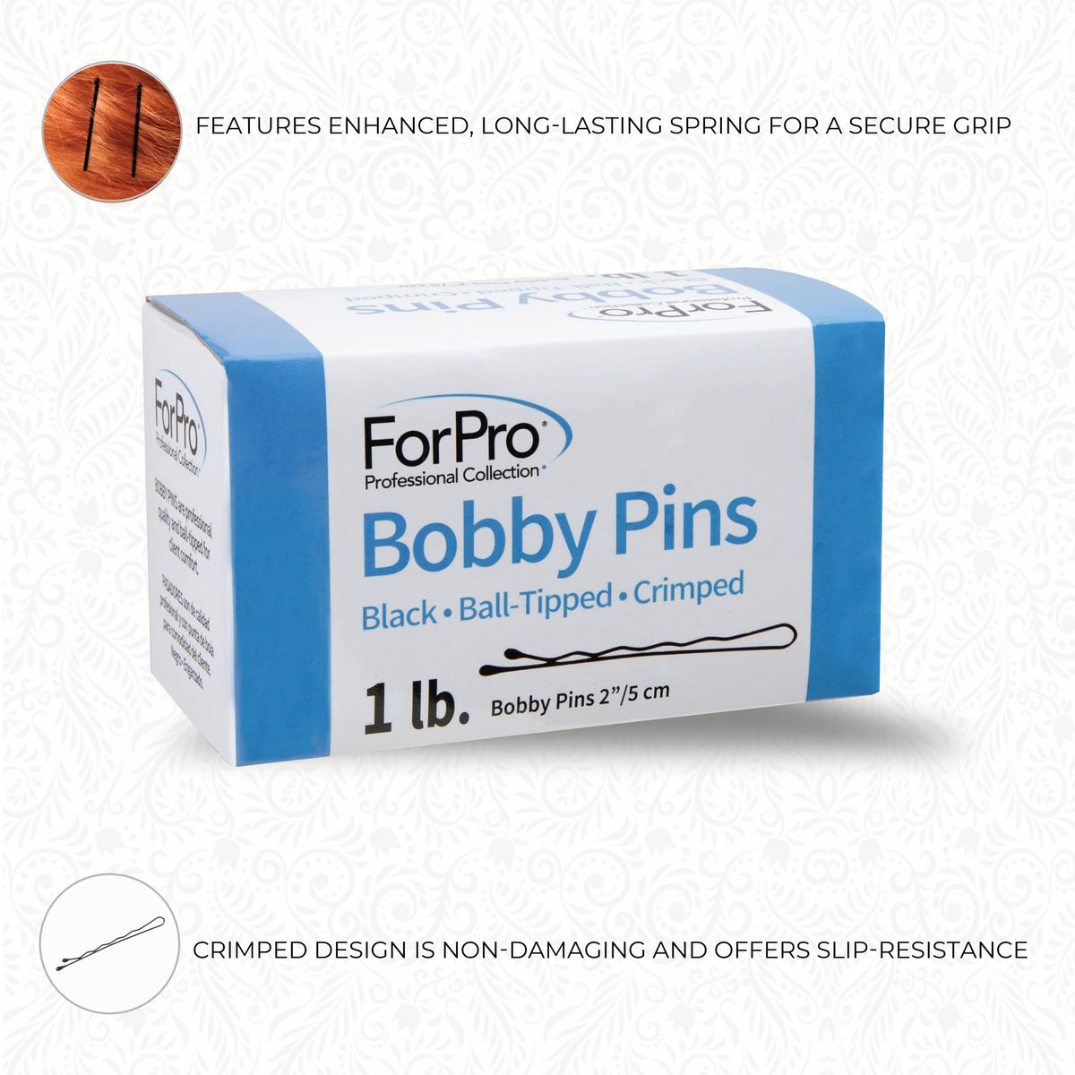 Hand holding a ForPro pin for scale showing 2-inch length and easy handling
