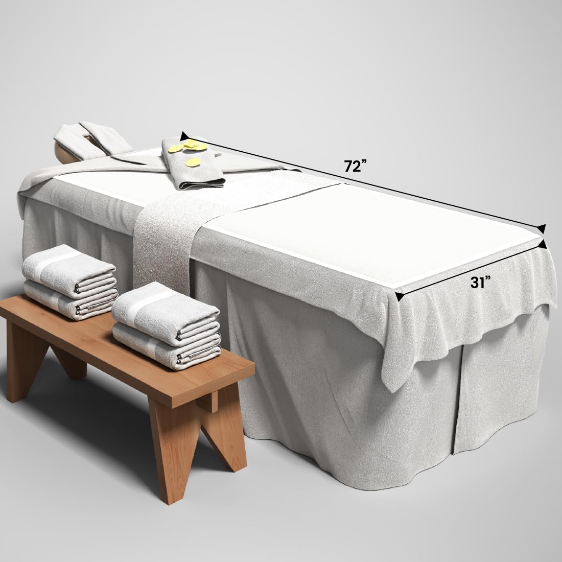 ForPro care label and washable fabric view indicating machine-wash convenience