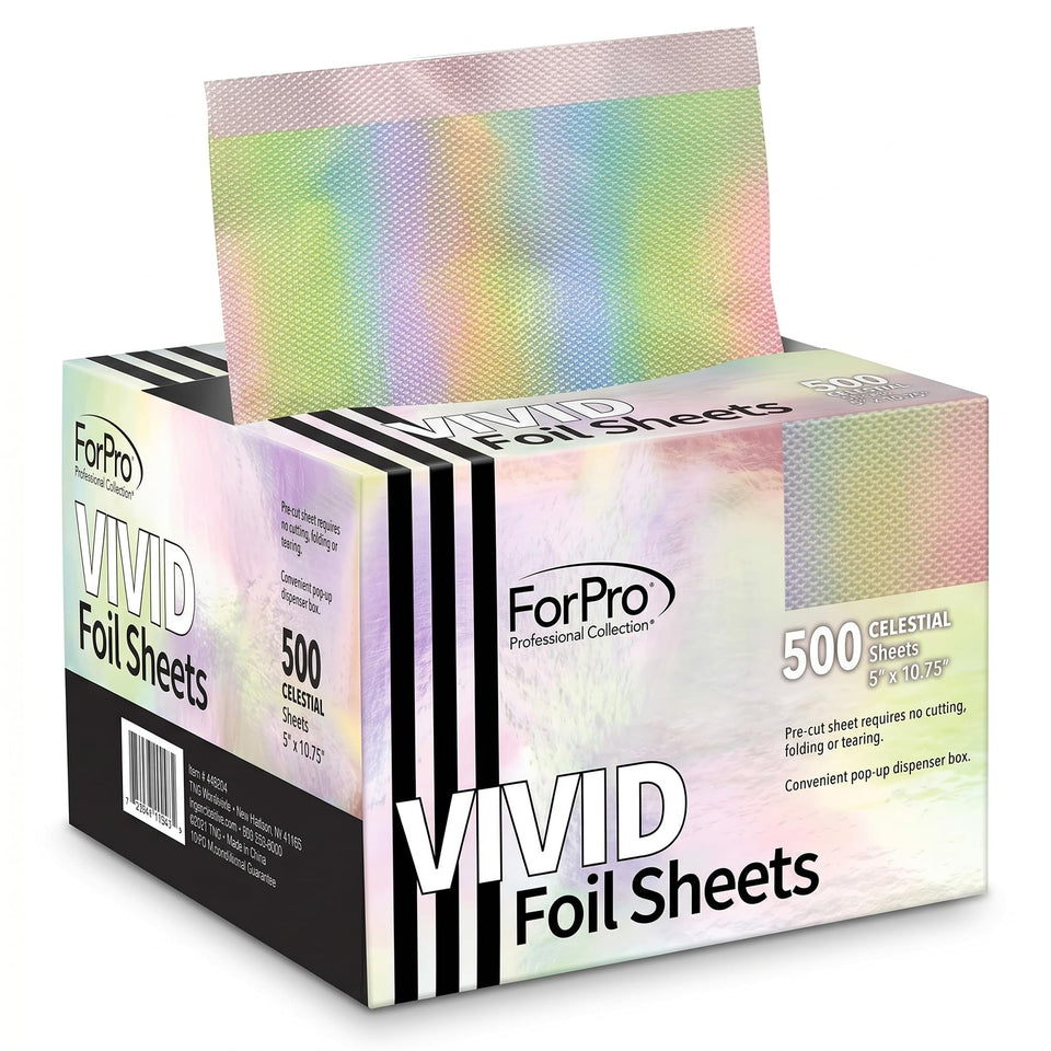 ForPro box front view showing celestial foil design and count, professional organization benefit