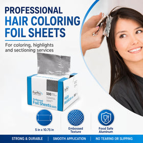 ForPro close-up embossed texture gripping hair to prevent slipping