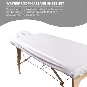 ForPro face rest cover fitted over cushion demonstrating secure fit and comfort
