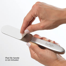 ForPro file with refill in use showing efficient callus smoothing