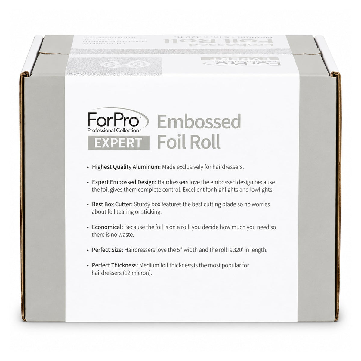 ForPro foil roll displayed to show 320 ft length and economical value