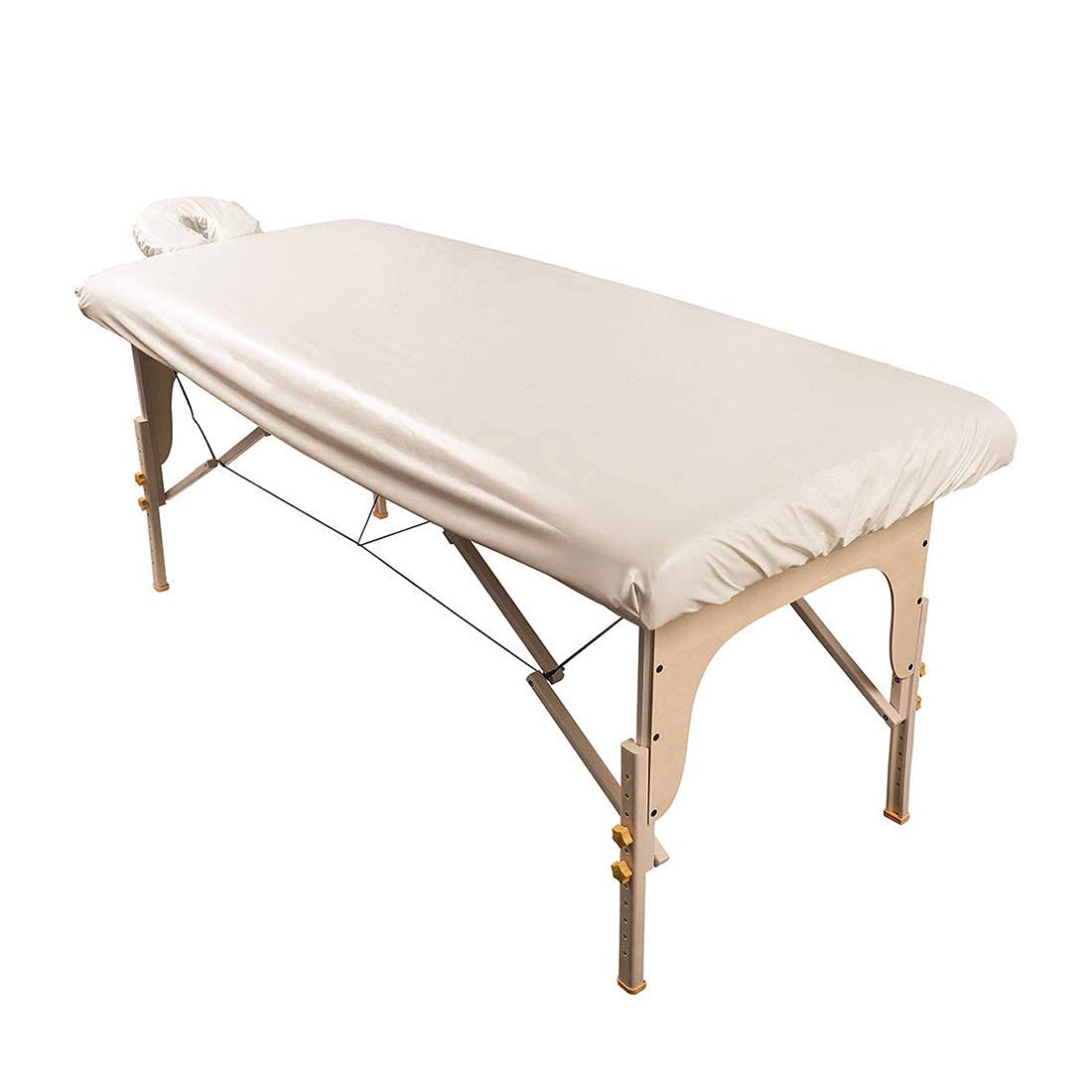 ForPro front view of fitted sheet set showing neat packaging and professional appearance