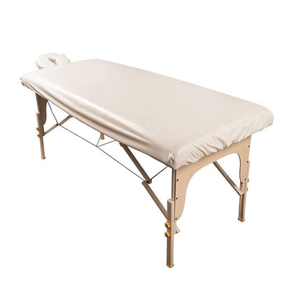 ForPro front view of fitted sheet set showing neat packaging and professional appearance
