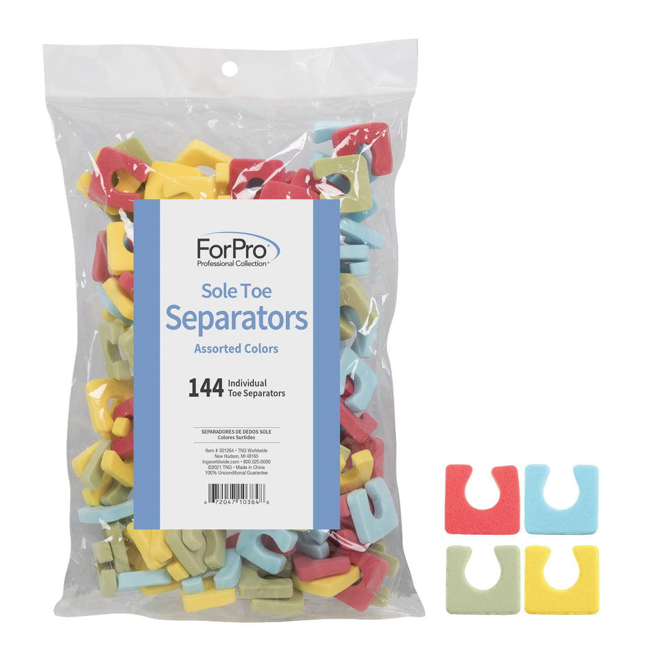 ForPro front packaging showing 144-count and assorted colors for easy restocking