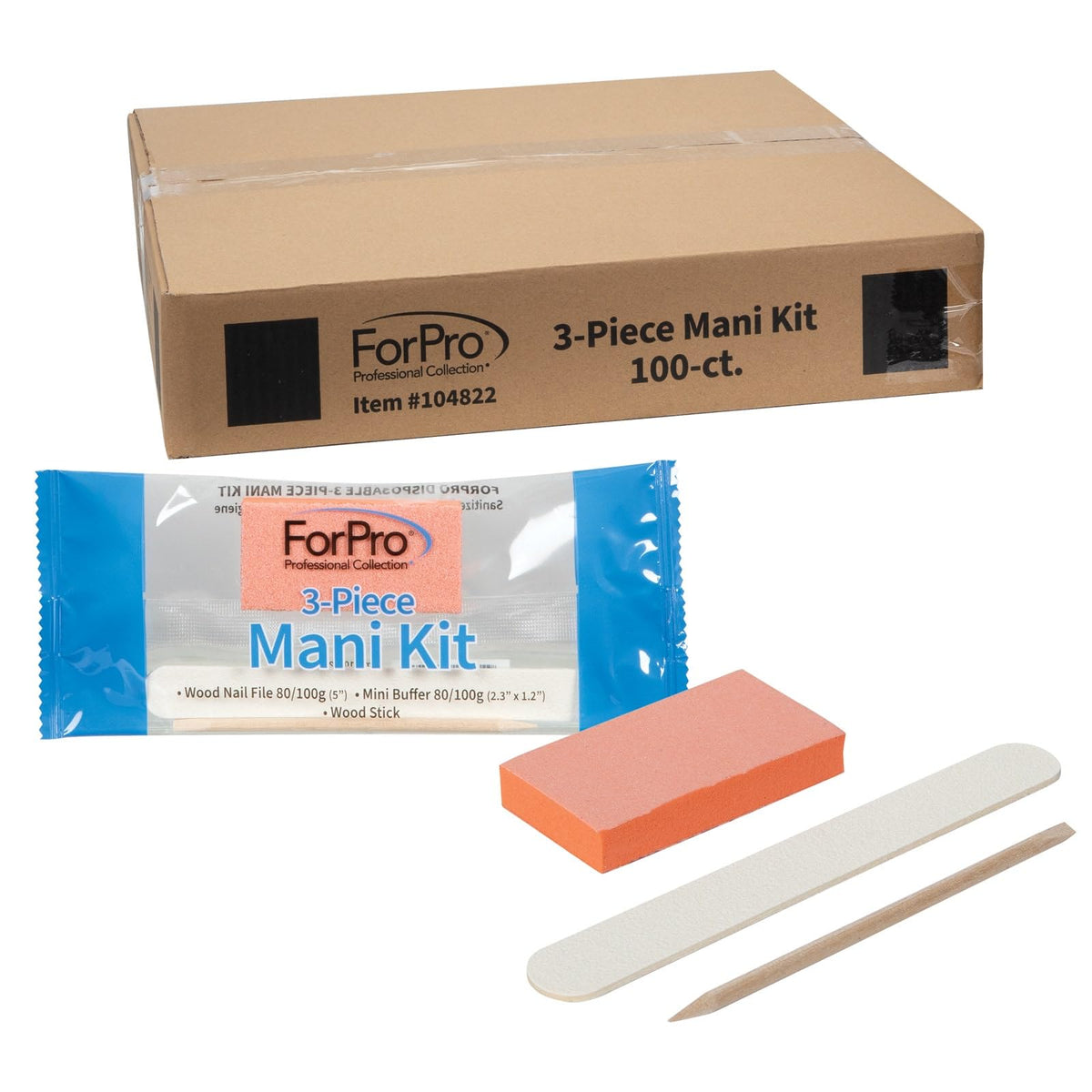 ForPro front packaging showing 100-count kits and professional branding for easy stocking