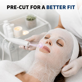 ForPro mask on model side profile demonstrating coverage and product compatibility