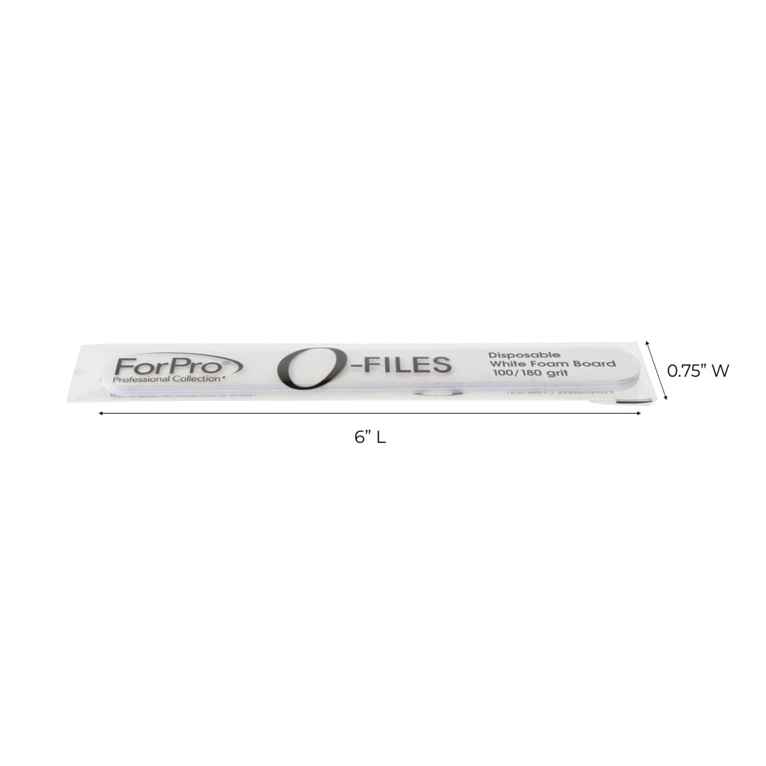 ForPro close-up of dual 100 and 180 grit texture for precise filing