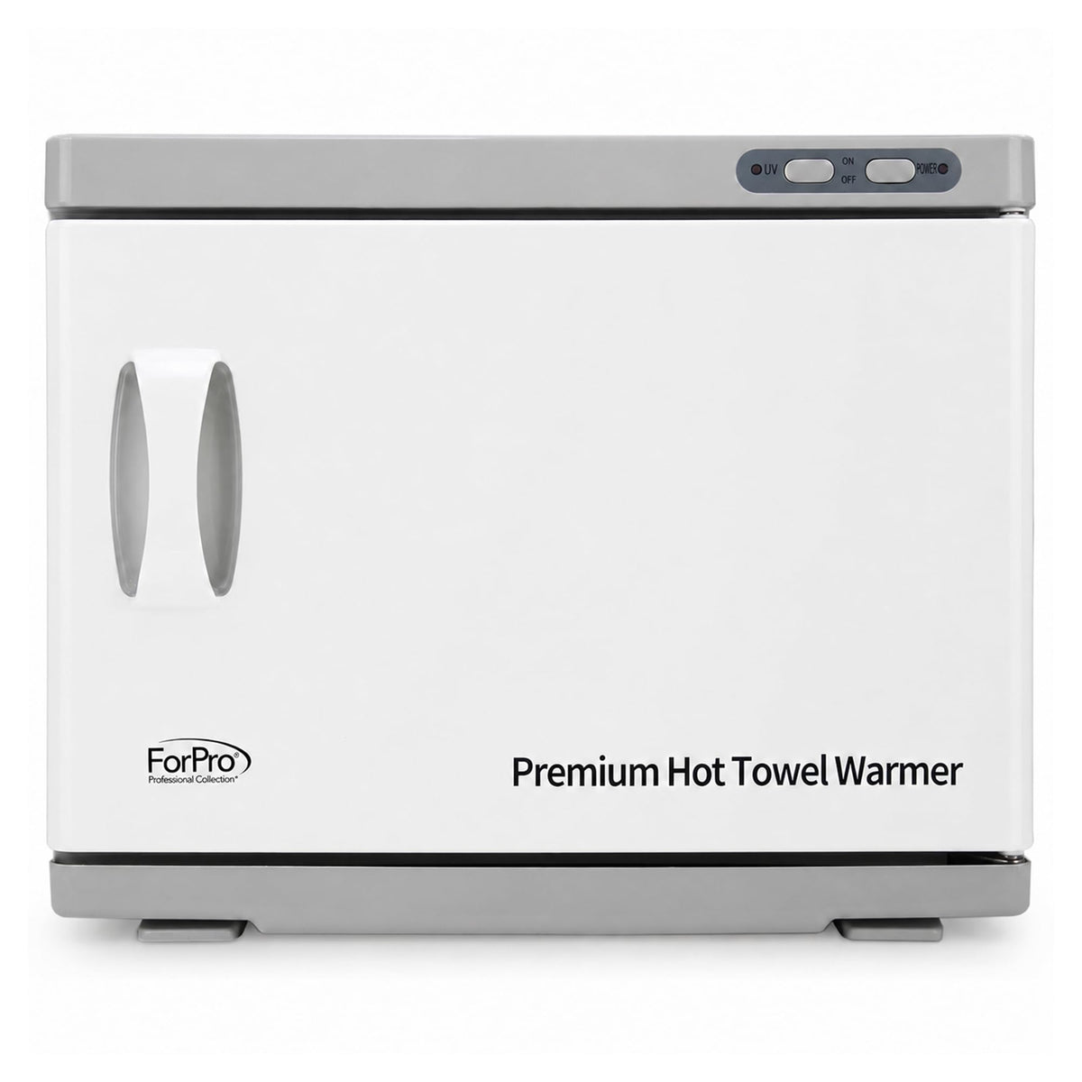 ForPro open door with stacked facial towels illustrating large 23L capacity and organization