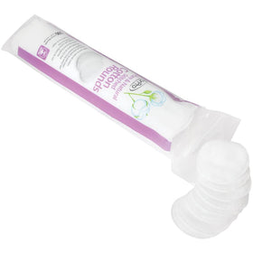 ForPro cotton pad in hand illustrating 2.15 inch size and control