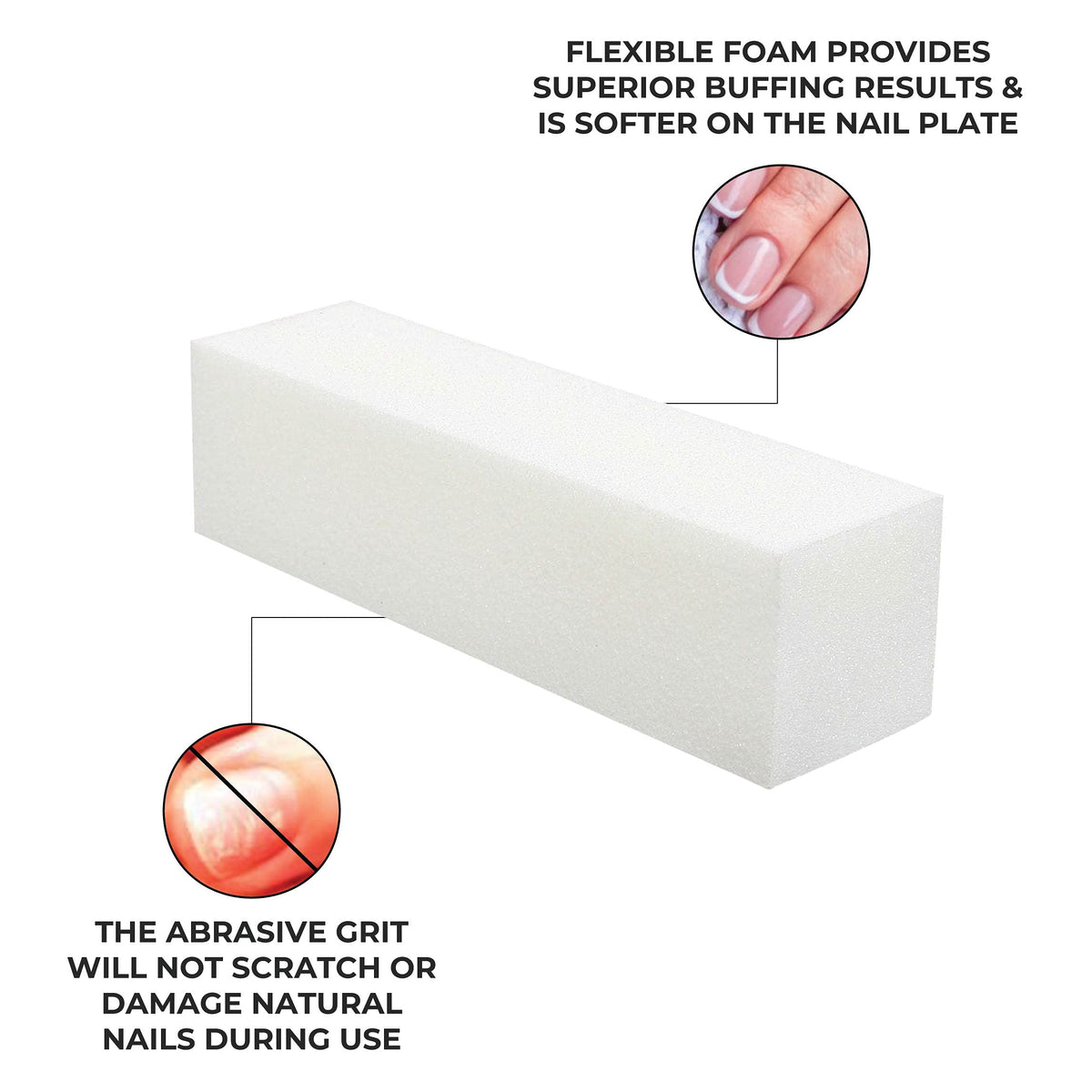 ForPro stacked buffers highlighting edge detail and consistent grit across blocks benefit reliability