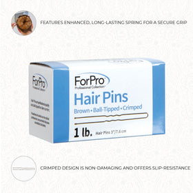 ForPro pins securing an elegant updo for long‑lasting style