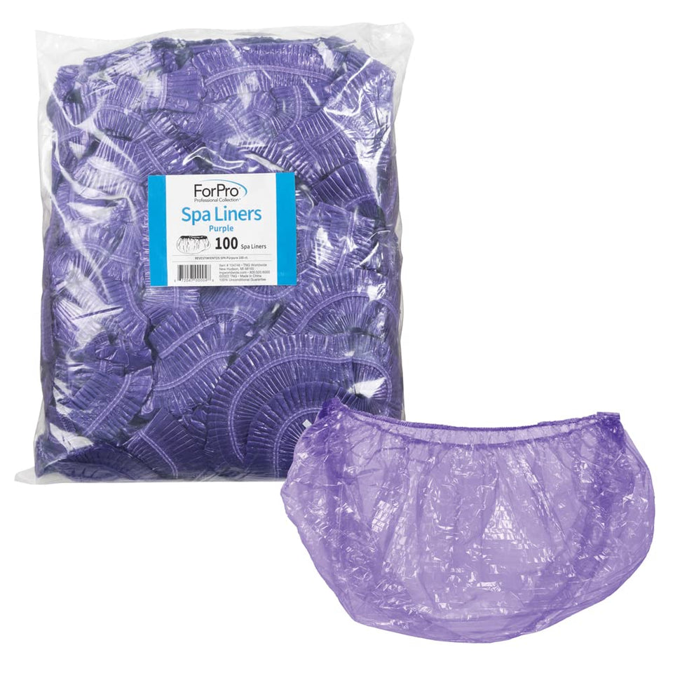 ForPro Professional Collection front packaging showing 100-count purple liners and business-ready supply