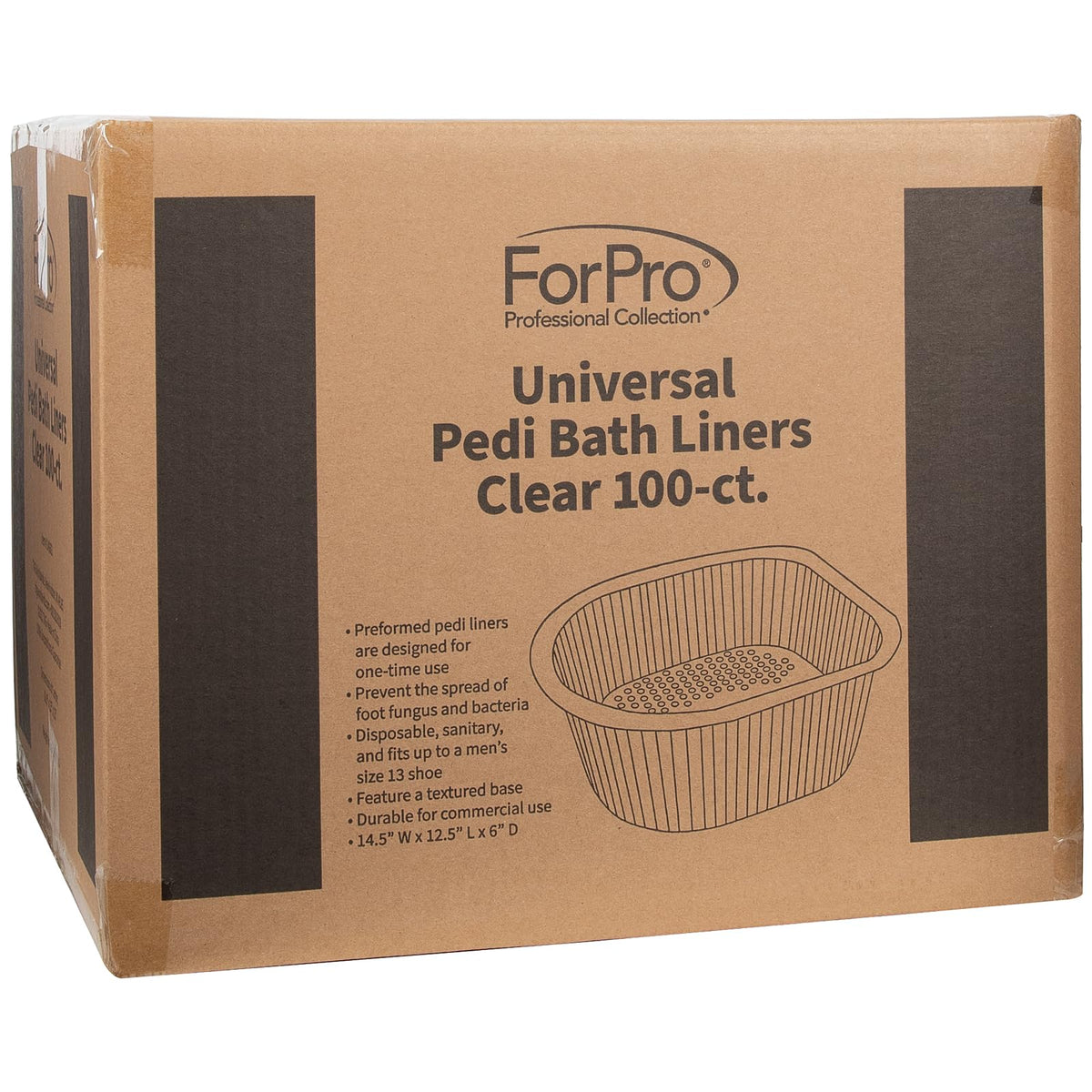 ForPro salon setup showing liner in use to speed turnaround and maintain sanitation