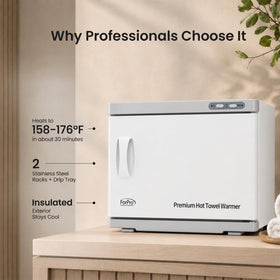 ForPro size comparison on countertop showing compact footprint and space-saving advantage