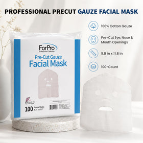 ForPro size comparison in hand illustrating mask dimensions and single-use convenience