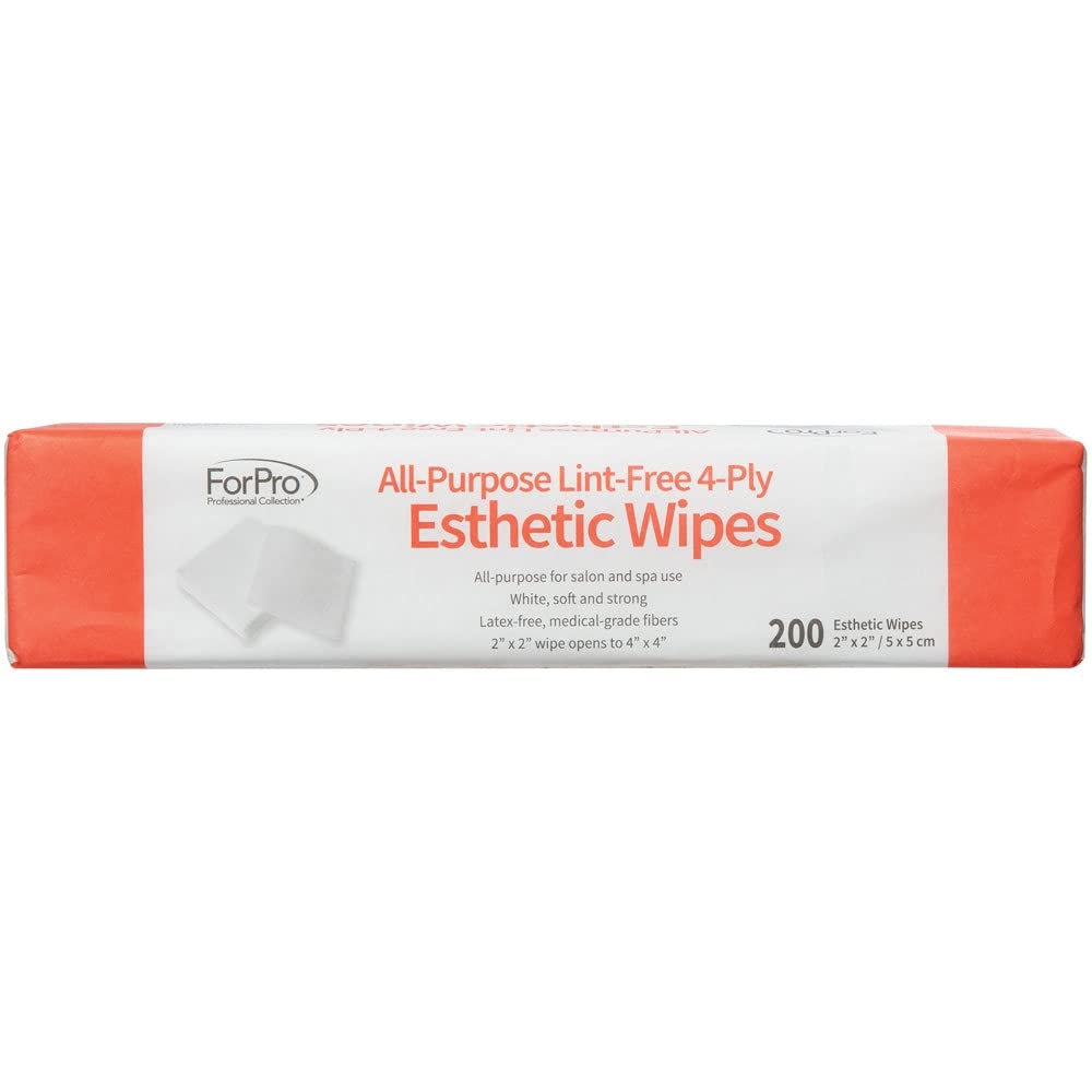 ForPro wipes beside ruler showing 2" x 2" size for planning use