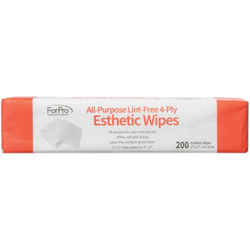 ForPro wipes beside ruler showing 2" x 2" size for planning use