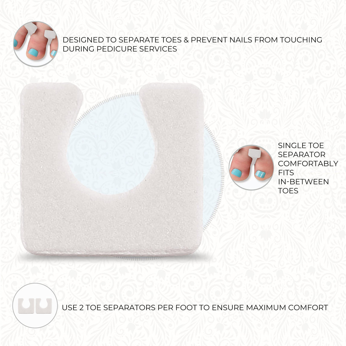 ForPro packaging label showing 144-count and single-use convenience