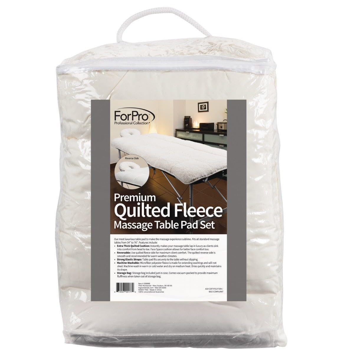 ForPro storage vacuum pack with bag showing compact storage benefit