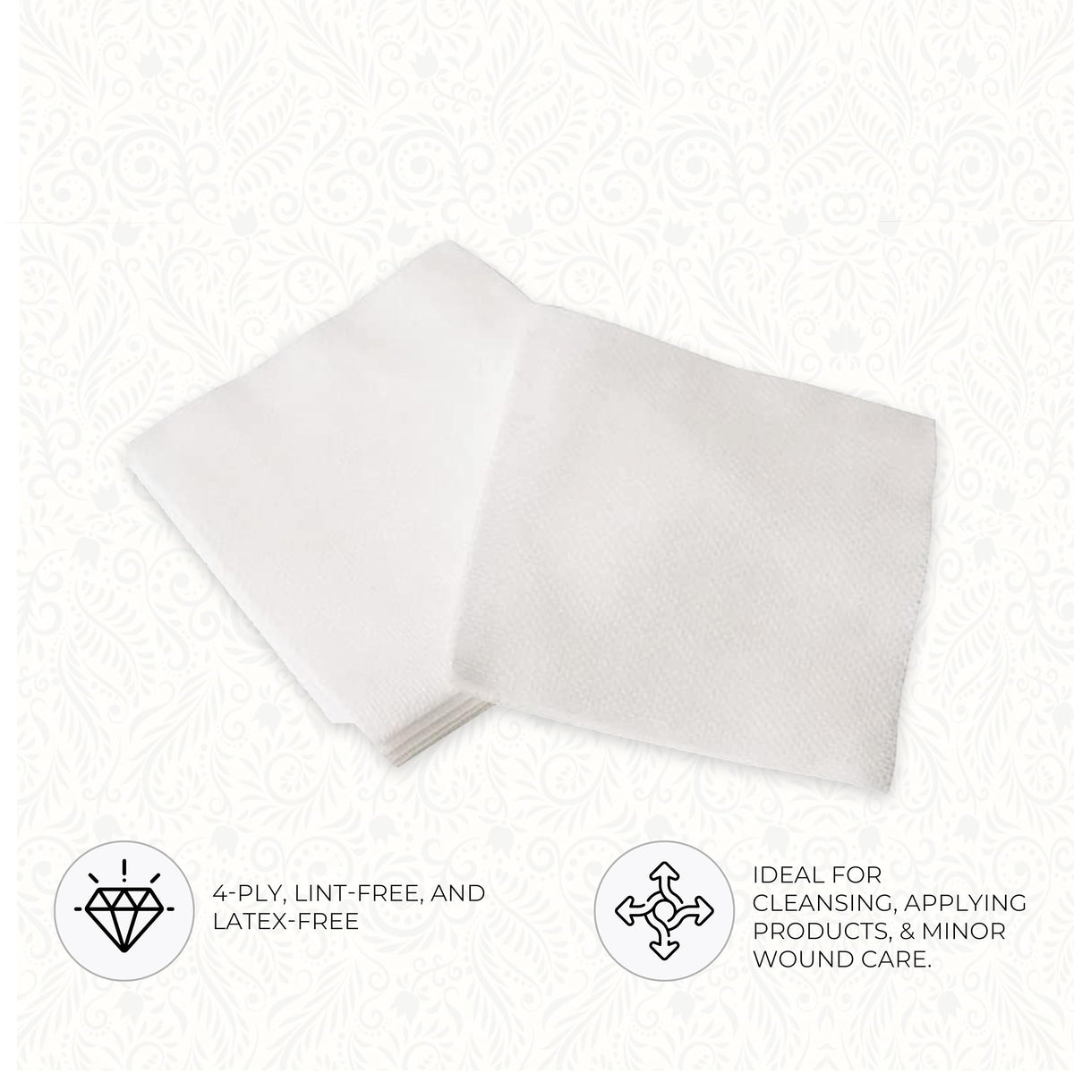 ForPro wipe removing makeup from client demonstrating gentle effective cleansing