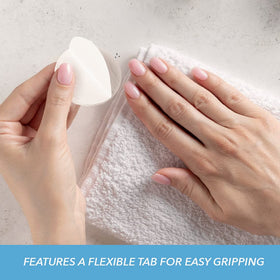 ForPro wipe in use removing polish with quick absorption benefit