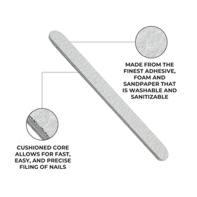ForPro zebra foam board in salon use polishing an acrylic nail for faster shaping benefit